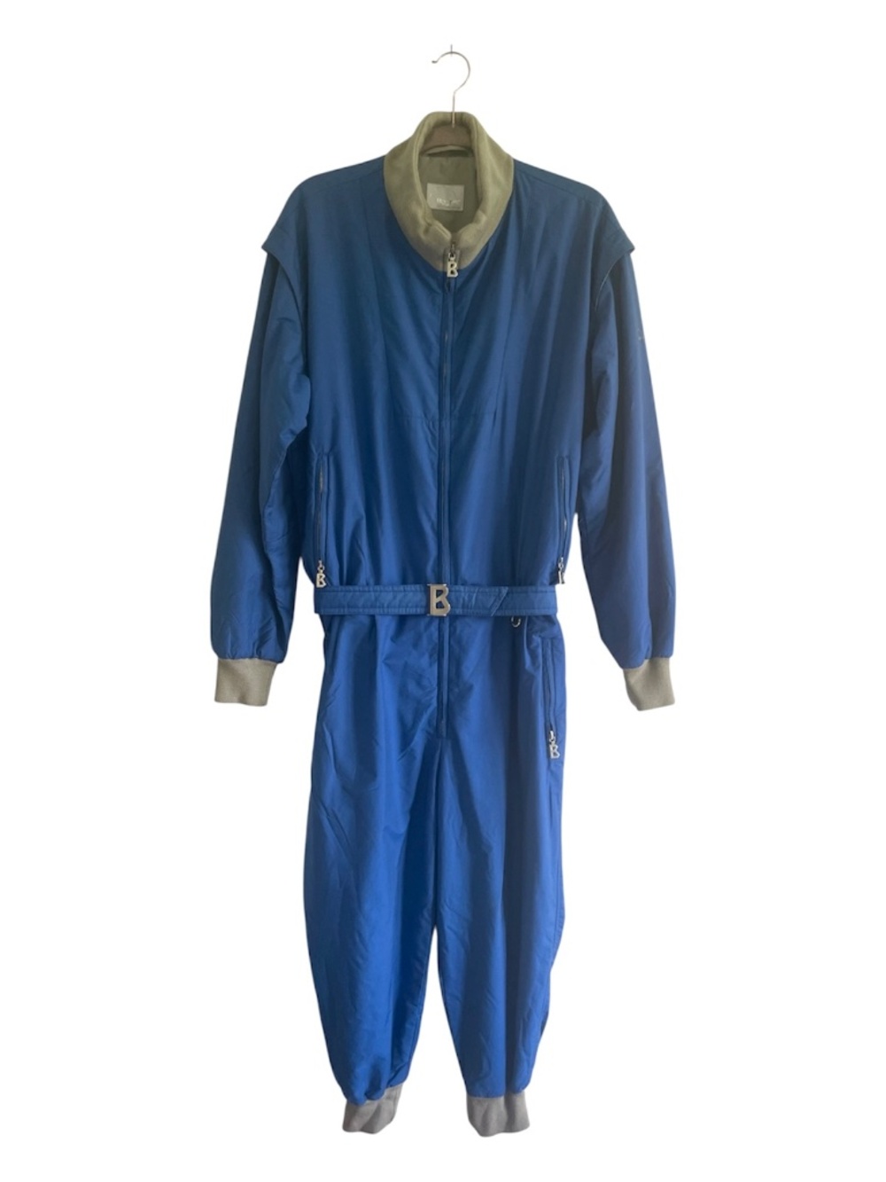 Bogner Sports Ski/Snow Suit One Piece Belted Zip, Vintage 80s 90s